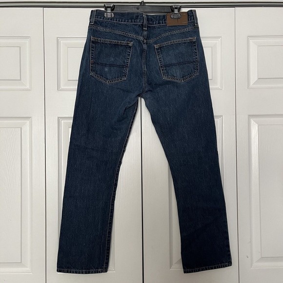 TOMMY HILFIGER Medium Wash Straight Denim Blue JEANS MEN'S 34x32 - Picture 2 of 6